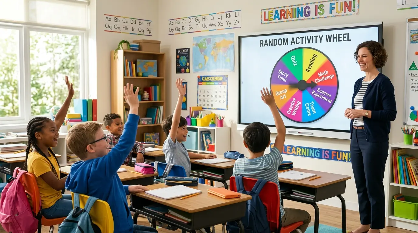 Cómo los maestros pueden usar una ruleta aleatoria en el aula