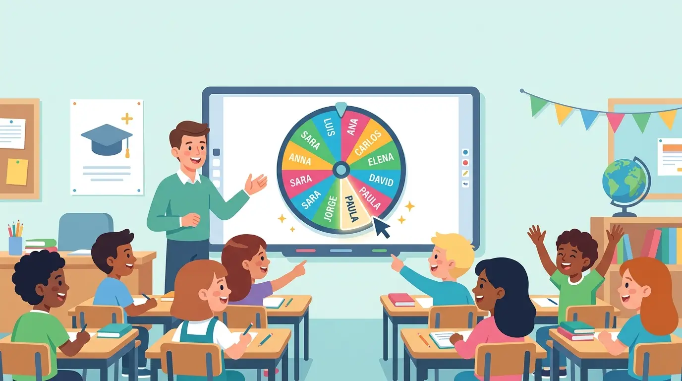 Las mejores herramientas de ruleta de nombres para elegir alumnos al azar